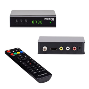 Conversor Digital Intelbras de TV com Gravador CD 730 Preto